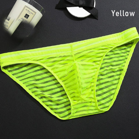 Ultra-Thin Transparent Mesh Bulge Pouch Underpants Breathable-MF01700-Veeddydropshipping