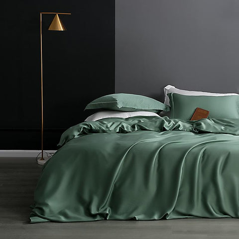 Luxury Bedding Set Silk Healthy Duvet Cover Set-HA00393-Veeddydropshipping