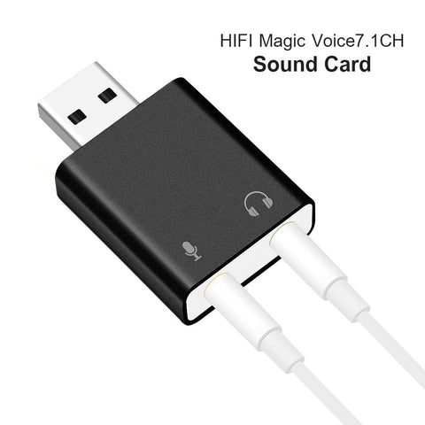 External  Headphone Adapter Stereo Audio Mic Sound Card-CO00086-Veeddydropshipping