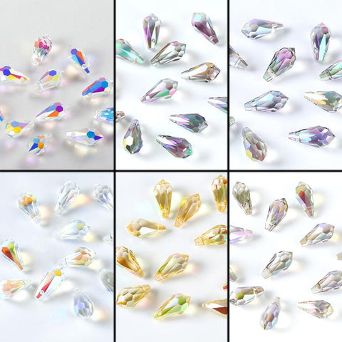 Luxury Beads Teardrop Pear Shape Crystal Glass for  Jewelry Making-JW01642-Veeddydropshipping