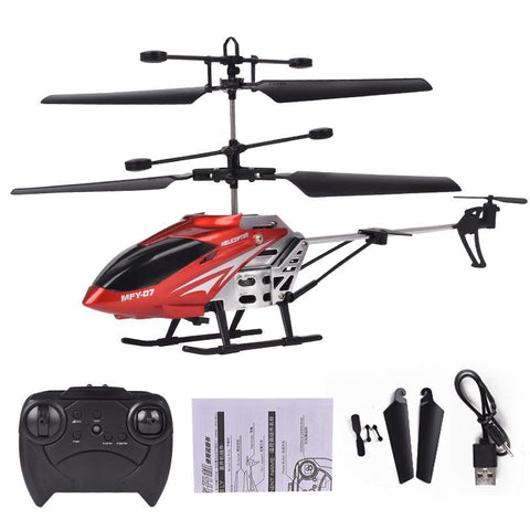 RC Helicopter 2.4G Aircraft 3.5CH  RC Plane With Led Light Anti-collision-TB01399-Veeddydropshipping