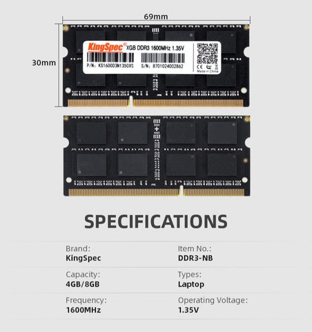 Memory Laptop Sodimm Memory Ram-CO00202-Veeddydropshipping