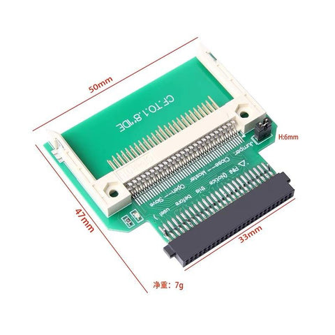 Cable  CF Compact Flash Merory Card to 50pin 1.8 Inch IDE Hard Drive SSD-CE00246-Veeddydropshipping