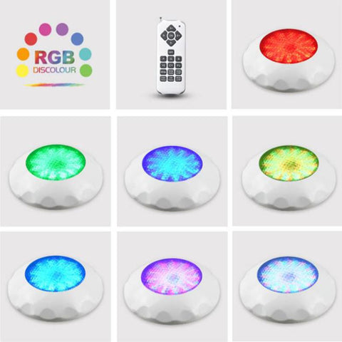 ABS LED Submersible Led Pool Lamps Remote Control Led Pond Light IP68-TI00952-Veeddydropshipping