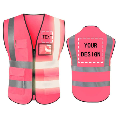 Safety Vest with Reflective Strips -CO00685-Veeddydropshipping