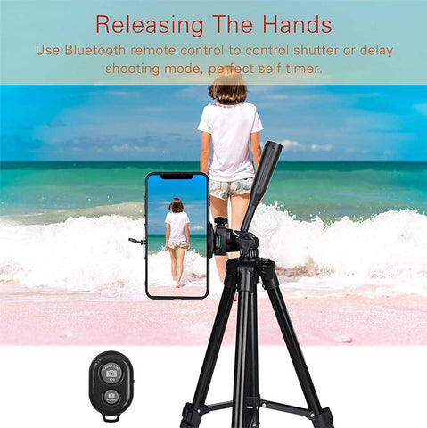 NA-3120 Phone Tripod Stand 40inch Universal Photography for Gopro iPhone Samsung Xiaomi -CE00263-Veeddydropshipping