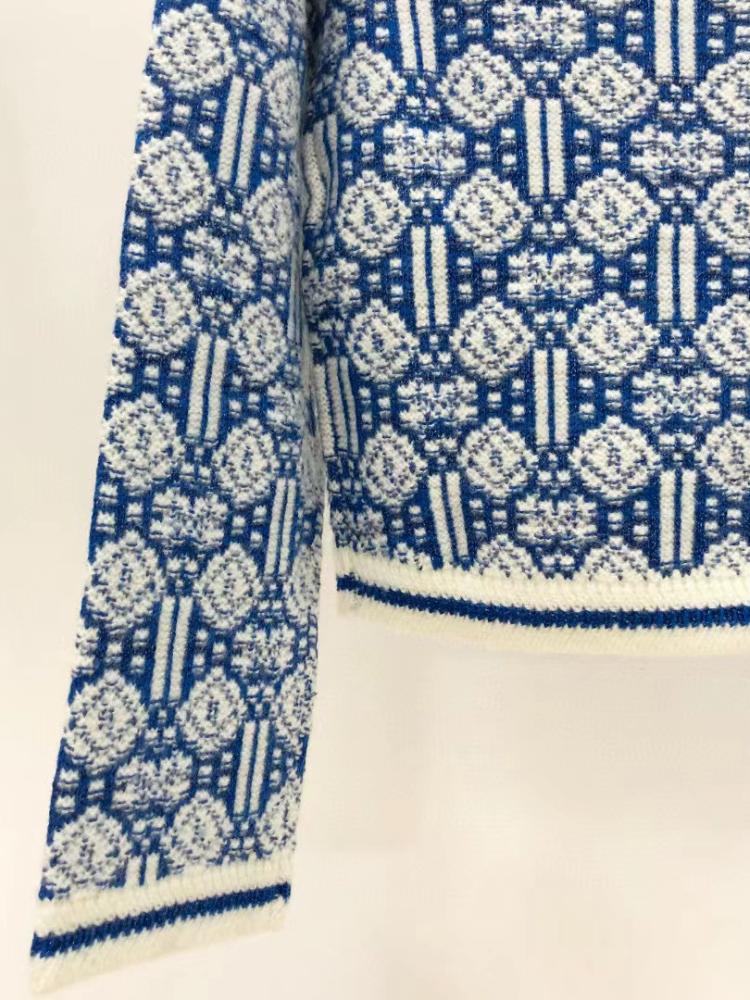 Women Printed Vintage High Street Printed Cardigan Pairs-Veeddydropshipping
