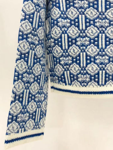Women Printed Vintage High Street Printed Cardigan Pairs-Veeddydropshipping