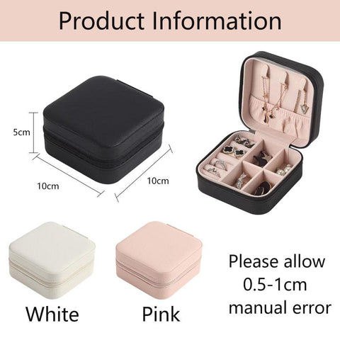 Jewelry Box Organizer Display Bridesmaid Travel Portable Boxes -JW01724-Veeddydropshipping