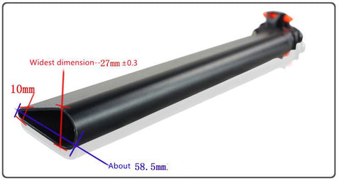 Special Road Bicycles Track Bikes Seatpost 58mm 300 Mm Road Bike Seatpost -OS01045-Veeddydropshipping