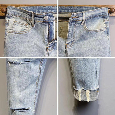 Korean New Simple Fashion Hipster Flash Pants-MF00676-Veeddydropshipping