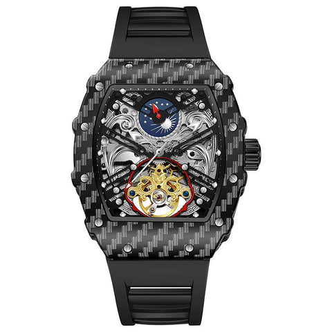 Automatic Mechanical Watch Skeleton Vintage Watch -JW00637-Veeddydropshipping