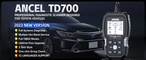 ANCEL TD700 OBD2 Scanner Full Systems Diagnostic Tool For Toyota-AM00264-Veeddydropshipping