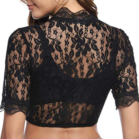 Women Dirndl Blouse Lace Sexy-WF00967-Veeddydropshipping