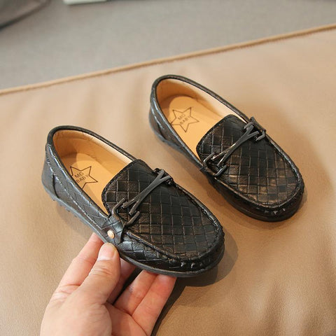 Children Leather Shoes 2022 Spring and Autumn New Boys Moccasin Shoes-TB00116-Veeddydropshipping