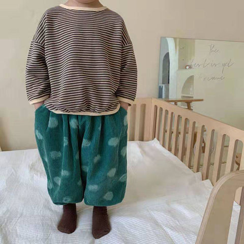 Spring Thin Loose-fitting Sweater Children Cotton Shirt-Veeddydropshipping