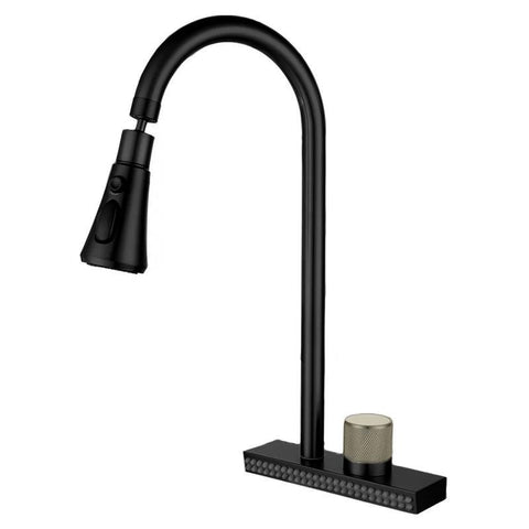 Waterfall Sink Kitchen Faucet Single Hole-TI00629-Veeddydropshipping