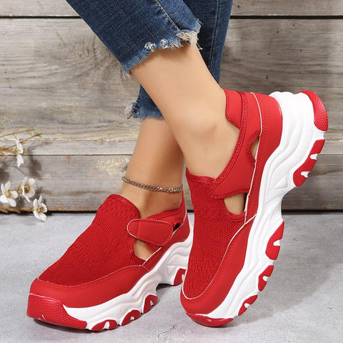 Women Breathable Sport Platform Non-Slip Comfort Fashion-BS00802-Veeddydropshipping