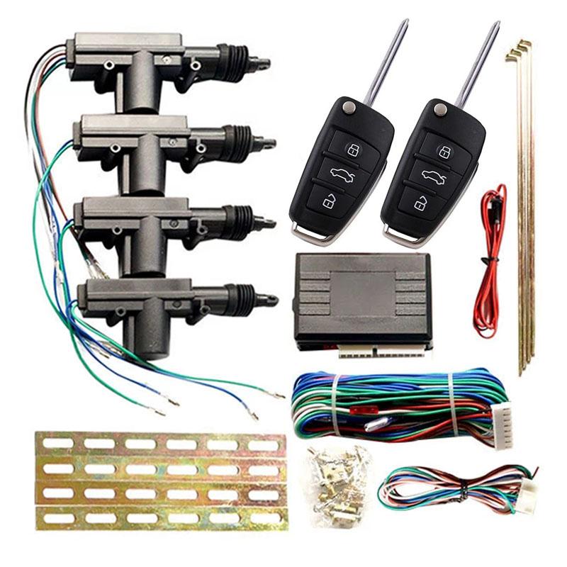 Central Lock With Motor System Car Alarm Remote Control Auto-AM00601-Veeddydropshipping