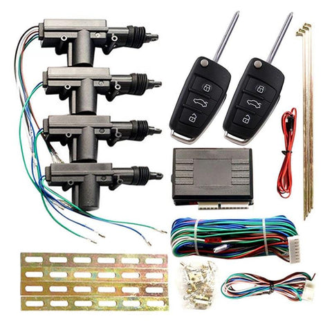 Central Lock With Motor System Car Alarm Remote Control Auto-AM00601-Veeddydropshipping