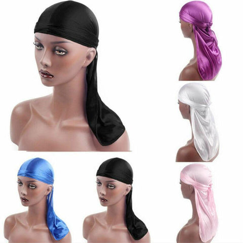 Bandana Durag Headwear Headwear Silk-MF00854-Veeddydropshipping