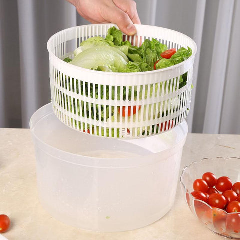 Salad Lettuce Washer Drainer Crisper Strainer-HA01337-Veeddydropshipping