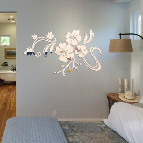 Self Adhesive Wall Sticker Flower Vine Modern-HA00241-Veeddydropshipping