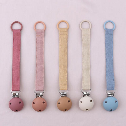 BPA Free Silicone Baby Pacifier Clips Newborn Silicone Soother Clip-TB00737-Veeddydropshipping