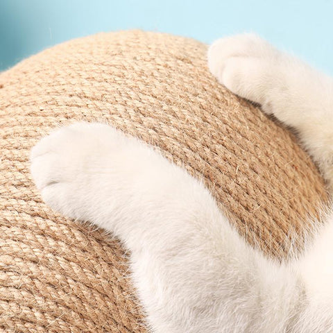 Cat Scratching Ball Toy Kitten Sisal Rope Ball-HA01414-Veeddydropshipping