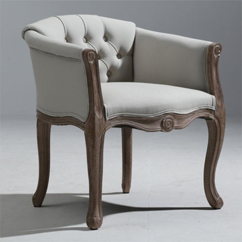 Sofa chair retro solid wood high-grade chair-HA01667-Veeddydropshipping