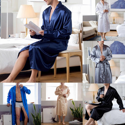 Kimono Nightgown Pajamas Sleepwear Robe Nightwear Fashion-MF01596-Veeddydropshipping