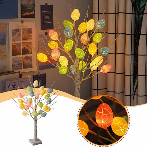Led Easter Egg Tree With Lights Easter Decorations-HA01872-Veeddydropshipping
