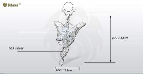925 Sterling Sliver Wedding Jewelry Lord Princess Pendant Necklaces-JW00107
