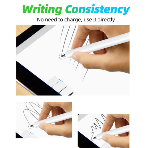 2 In 1 Stylus Pen For Cellphone Tablet Capacitive Touch Pencil For Iphone Samsung Universal-PA00638-Veeddydropshipping