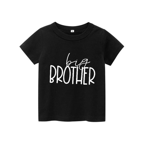 Mother Kids T-shirts Boys Clothes New Girl Tee Shirt Big Brother Little-TB00965-Veeddydropshipping