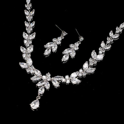 Jewelry Sets  Accessories Cubic Zircon Stud Earrings -JW00205-Veeddydropshipping