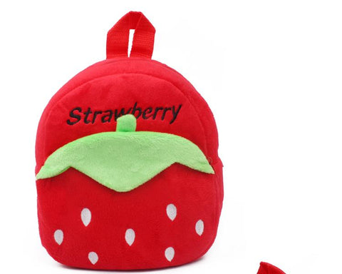 Cute Strawberry Plush Backpack Cartoon Toy Girl-TB00015-Veeddydropshipping