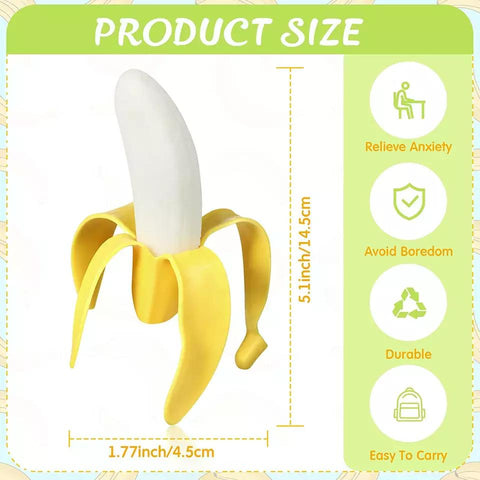 Novelty Fidget Banana Toy Super Soft Banana Squeeze Toy For Stress-TB01504-Veeddydropshipping
