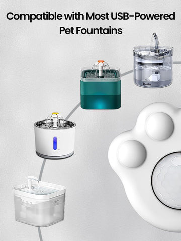 Cat Water Fountain Motion Sensor-HA01989-Veeddydropshipping