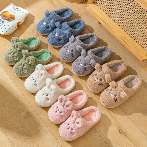 Women Autumn and Winter Indoor Home Couple Slippers-BS01308-Veeddydropshipping