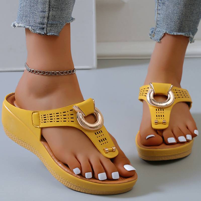 Wedge Platform Sandals Outdoor Casual Open-Toed Shoes-BS01143-Veeddydropshipping