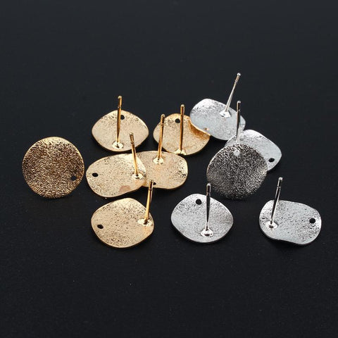 Circle Earring Base Findings Alloy Earrings Accessory  DIY Jewelry Make -JW01569-Veeddydropshipping