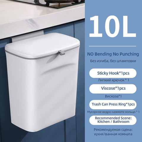 Wall Mounted Hanging Trash Bin For Kitchens-HA01084-Veeddydropshipping
