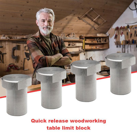 Woodworking Table Block Stainless Stops Clamp-TI00203-Veeddydropshipping