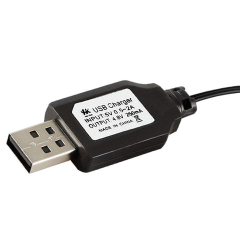 Ni-Cd Ni-Mh Battery Pack USB Charging Cable SM 2P Plug for RC Excavator RC Cars-PA00044-Veeddydropshipping