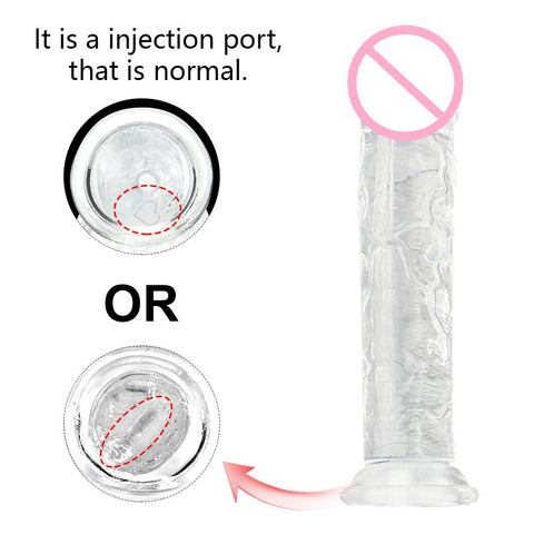 Realistic Dildo With Suction Cup Huge Jelly Dildos Sex Toys for Woman Men Fake -BH01187-Veeddydropshipping