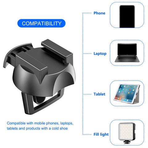 Mini Rechargeable Video Light Kits For Cell Phone Camera Selfie Live Photography Fill Light LED-PA00845-Veeddydropshipping