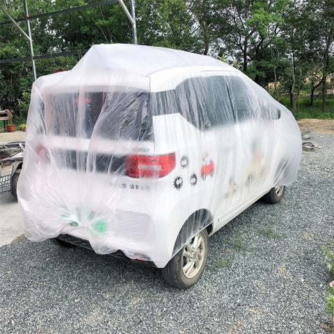 Waterproof Dustproof Disposable Car Covers Size M-XL Transparent-AM00862-Veeddydropshipping