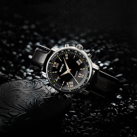 Business watch with quartz men  simple waterproof -JW00736-Veeddydropshipping