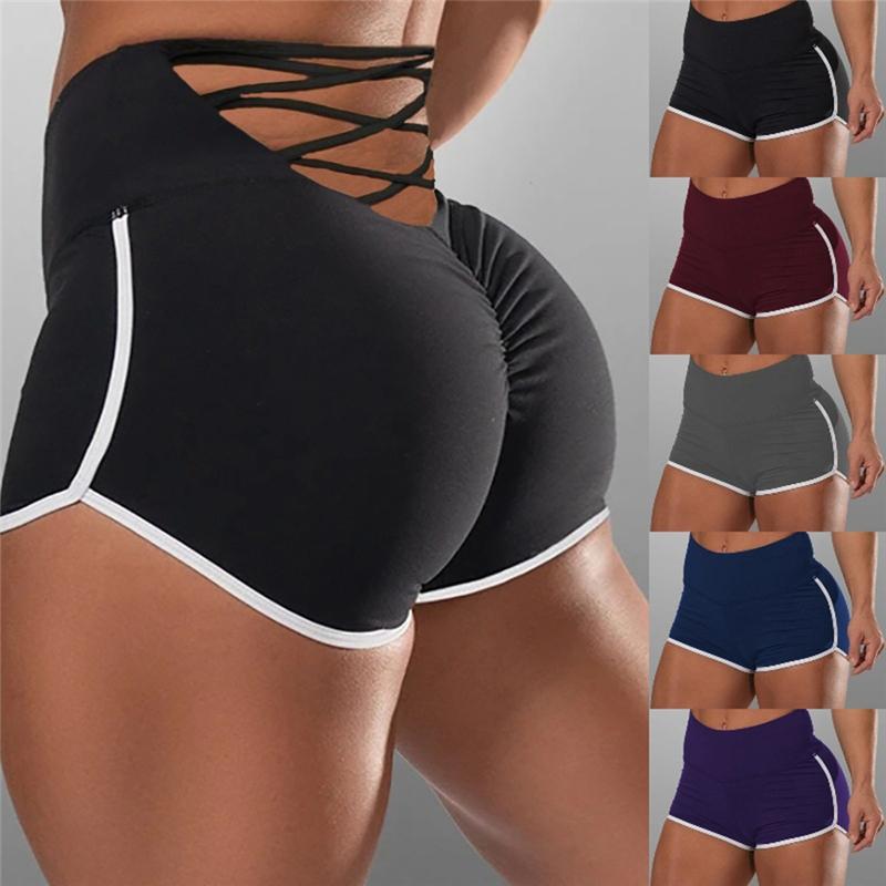Sport Women's Shorts High Waist Elasticated Seamless Fitness Leggings -OS00845-Veeddydropshipping